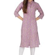 1.1 African Violet - Kurti With Collar P3