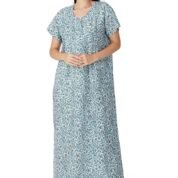 1.1 Blue - Zipper Closure Nighty D1