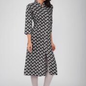 1.2 Black - Kurti With Collar P6
