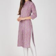 1.3 African Violet - Kurti With Collar P3