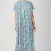 1.4 Blue - Zipper Closure Nighty D1
