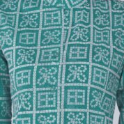 1.4 Turquoise - Kurti With Collar P5