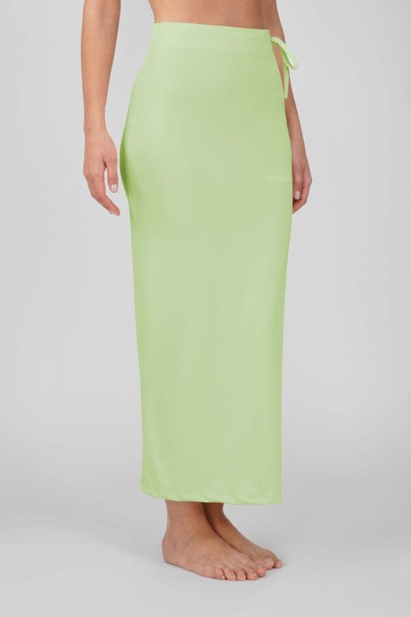 1.5 Lightgreen - Straight Shapewear With Drawstring