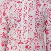 1.5 Pink - Kurti With Round Neck P1D1