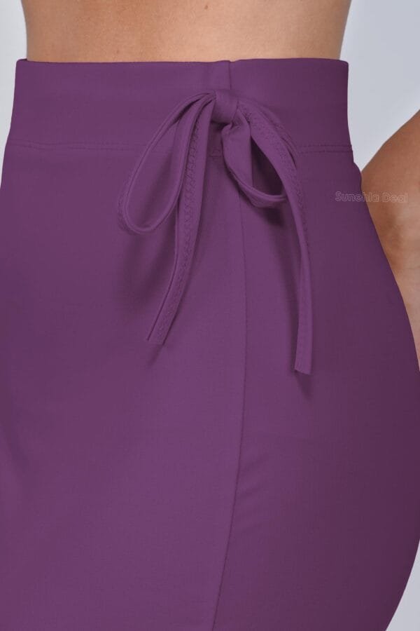 10.8 Wine - Straight Shapewear With Drawstring