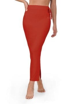 Maroon Straight Shapewear for Women With Drawstring closure
