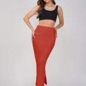 16.3 Maroon - Straight Shapewear With Drawstring