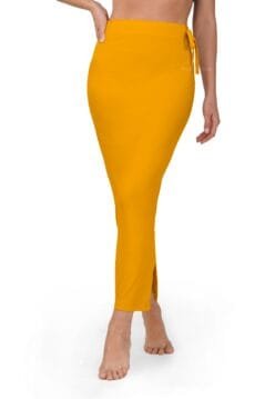 Mustard Straight Shapewear for Women With Drawstring closure