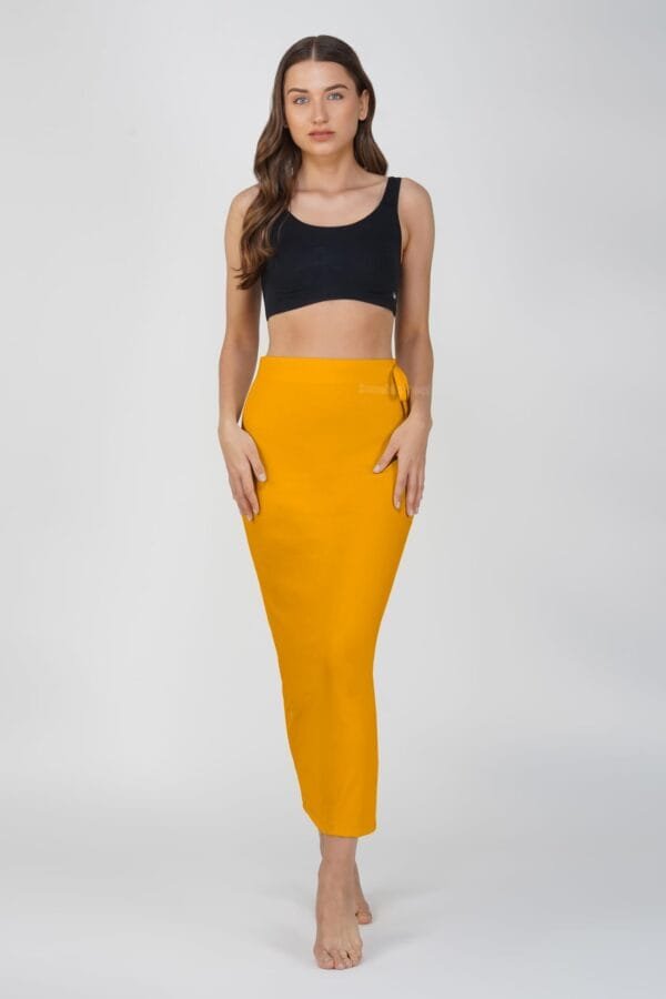18.2 Mustard - Straight Shapewear With Drawstring