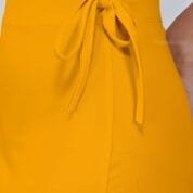 18.8 Mustard - Straight Shapewear With Drawstring