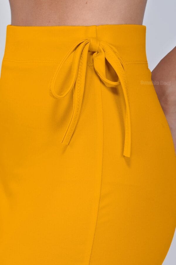 18.8 Mustard - Straight Shapewear With Drawstring