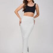 19.3 Grey - Straight Shapewear With Drawstring