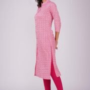 2.3 Pink - Kurti With Collar P4
