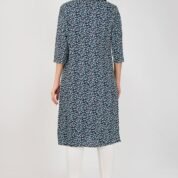 2.4 Navy Blue - Kurti With Collar P2