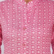 2.4 Pink - Kurti With Collar P4