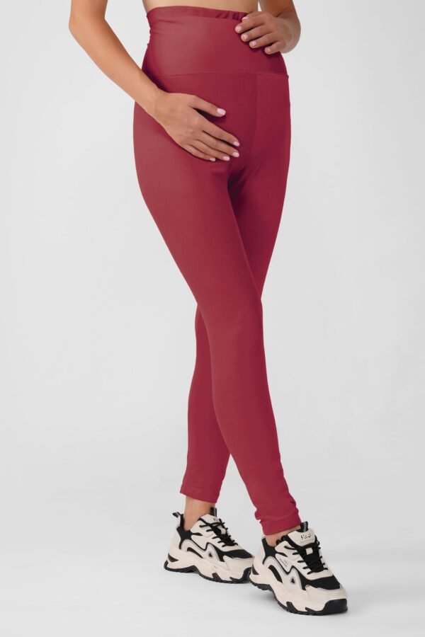 2.4 Wine - Maternity Leggings