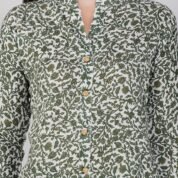 2.5 Olive Green - Kurti With Collar P1