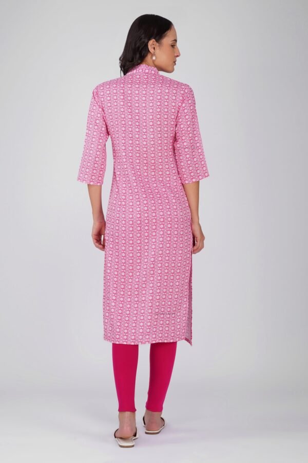 2.5 Pink - Kurti With Collar P4