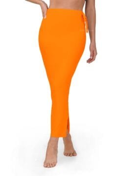 Orange Straight Shapewear for Women With Drawstring closure