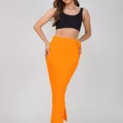 21.3 Orange - Straight Shapewear With Drawstring