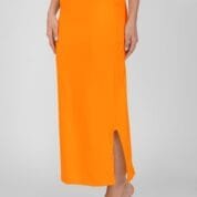21.4 Orange - Straight Shapewear With Drawstring
