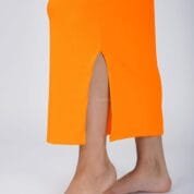 21.6 Orange - Straight Shapewear With Drawstring