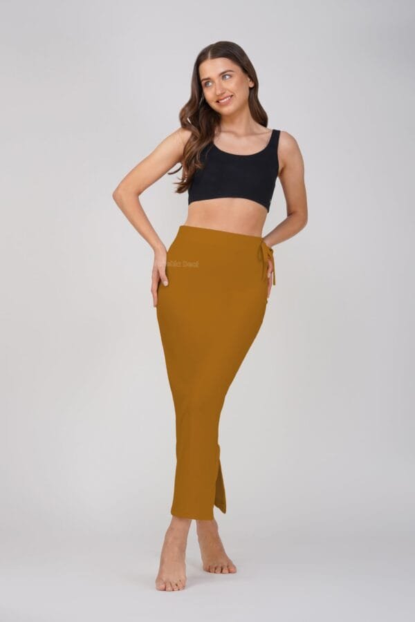 23.3 Caremal Brown - Straight Shapewear With Drawstring