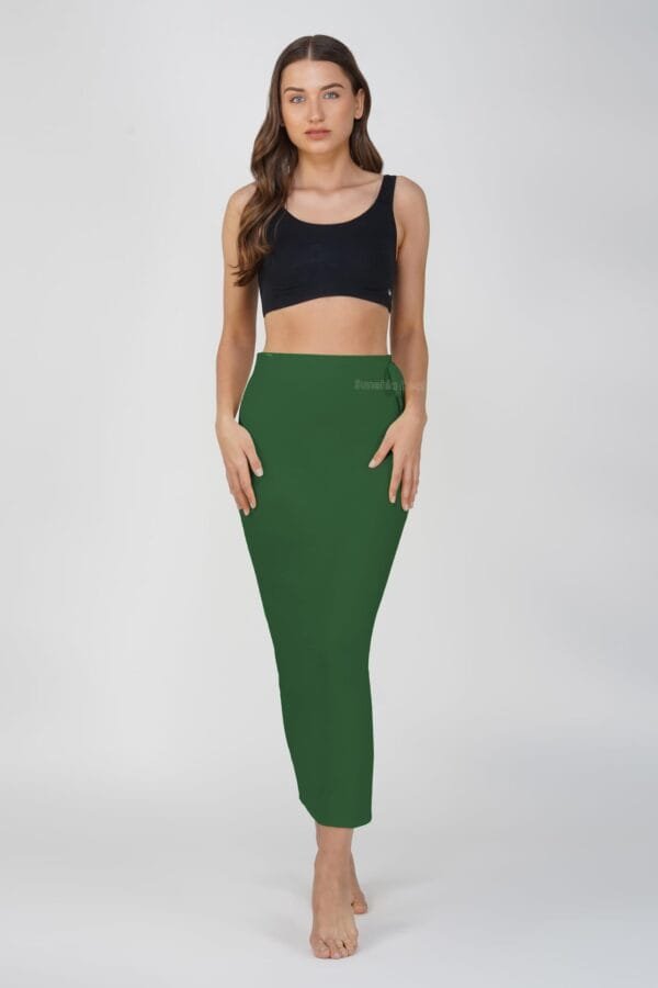 25.2 Darkgreen - Straight Shapewear With Drawstring