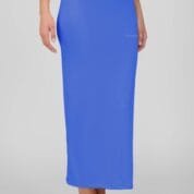 26.5 Royal Blue - Straight Shapewear With Drawstring
