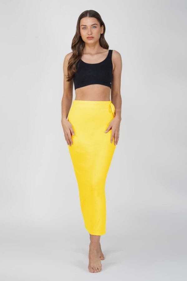 27.2 Yellow - Straight Shapewear With Drawstring