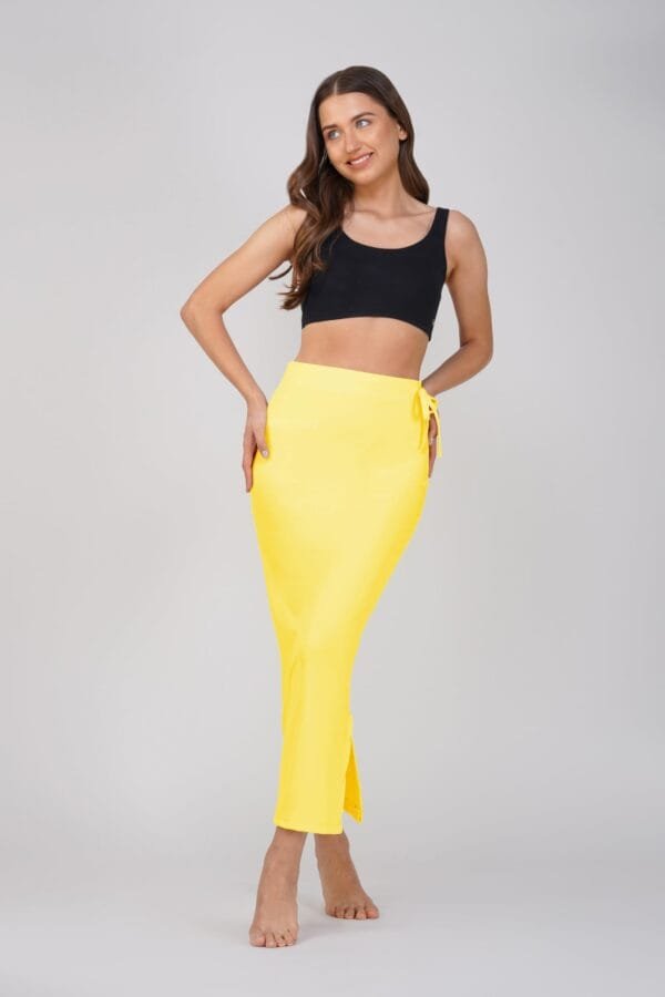 27.3 Yellow - Straight Shapewear With Drawstring