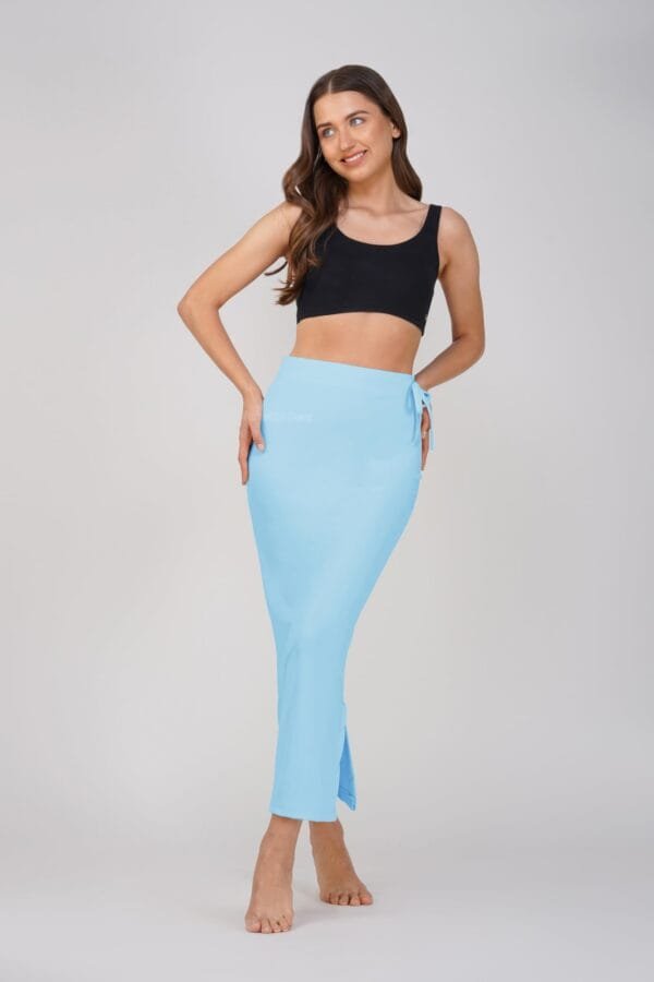 28.3 Sky Blue - Straight Shapewear With Drawstring