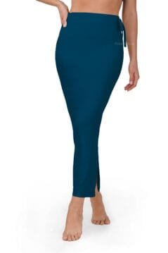 Astronaut Blue Straight Shapewear for Women With Drawstring closure