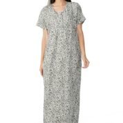 3.1 Grey - Zipper Closure Nighty D1
