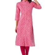 3.1 Pink - Kurti With Collar P5
