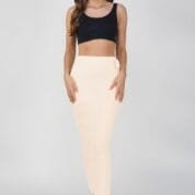 3.2 Cream - Straight Shapewear With Drawstring
