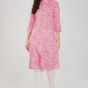 3.2 Hot Pink - Kurti With Collar P1