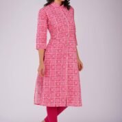 3.2 Pink - Kurti With Collar P5