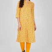 3.2 Yellow - Kurti With Collar P2