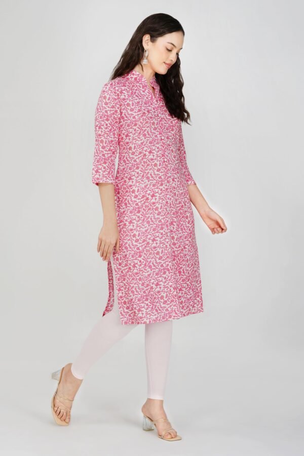 3.3 Hot Pink - Kurti With Collar P1