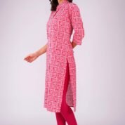 3.3 Pink - Kurti With Collar P5