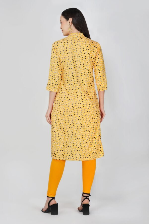 3.4 Yellow - Kurti With Collar P2