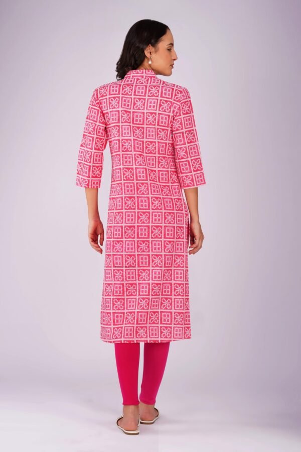 3.5 Pink - Kurti With Collar P5