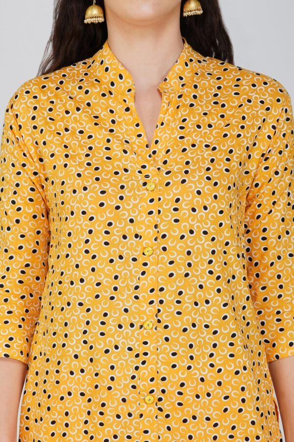 3.5 Yellow - Kurti With Collar P2