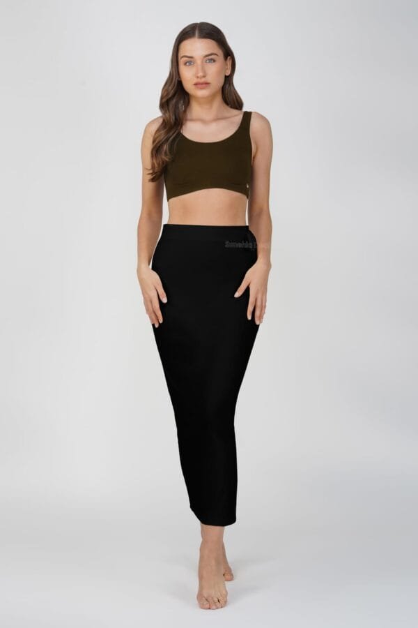 30.2 Black - Straight Shapewear With Drawstring
