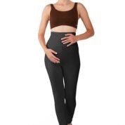4.1 Black - Maternity Leggings