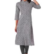 4.1 Grey - Kurti With Collar P5