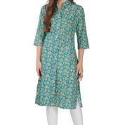 4.1 Munsell Blue - Kurti With Collar P3