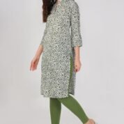 4.2 Olive Grey - Kurti With Collar P1