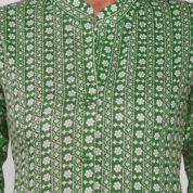 4.4 Forest Green - Kurti With Collar P4
